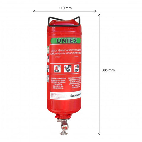 Local foam fire extinguishing system 2L UNIEX LPHSWLi2